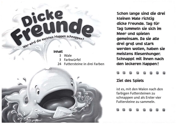 Dicke Freunde - Das lustige Futterhappen-Schnappen für Kinder