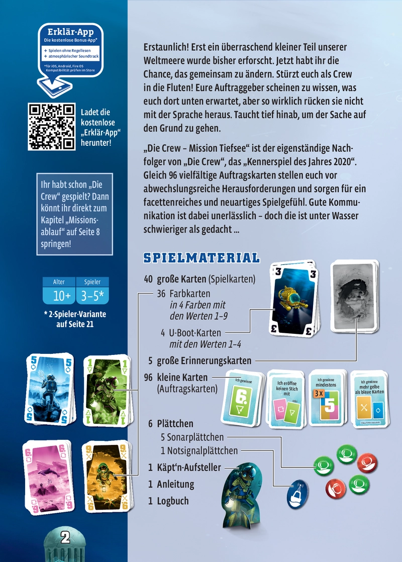 Die Crew - Mission Tiefe: Anleitung für ein kooperatives Kartenspiel