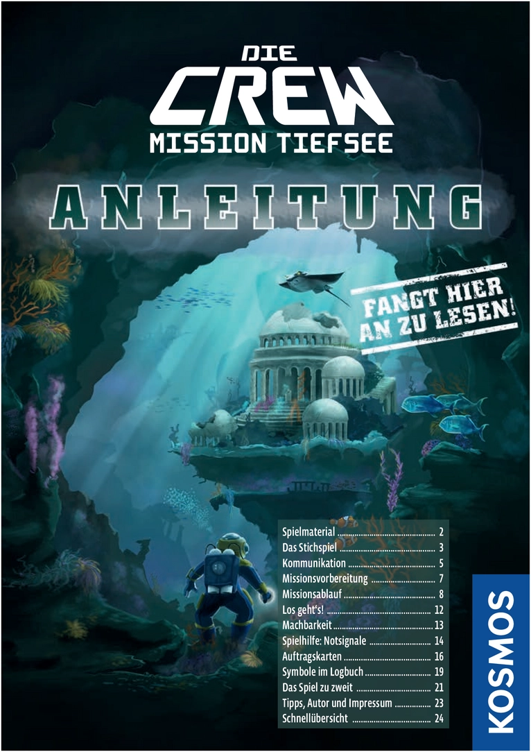 Die Crew - Mission Tiefsee: Spielanleitung und Regeln