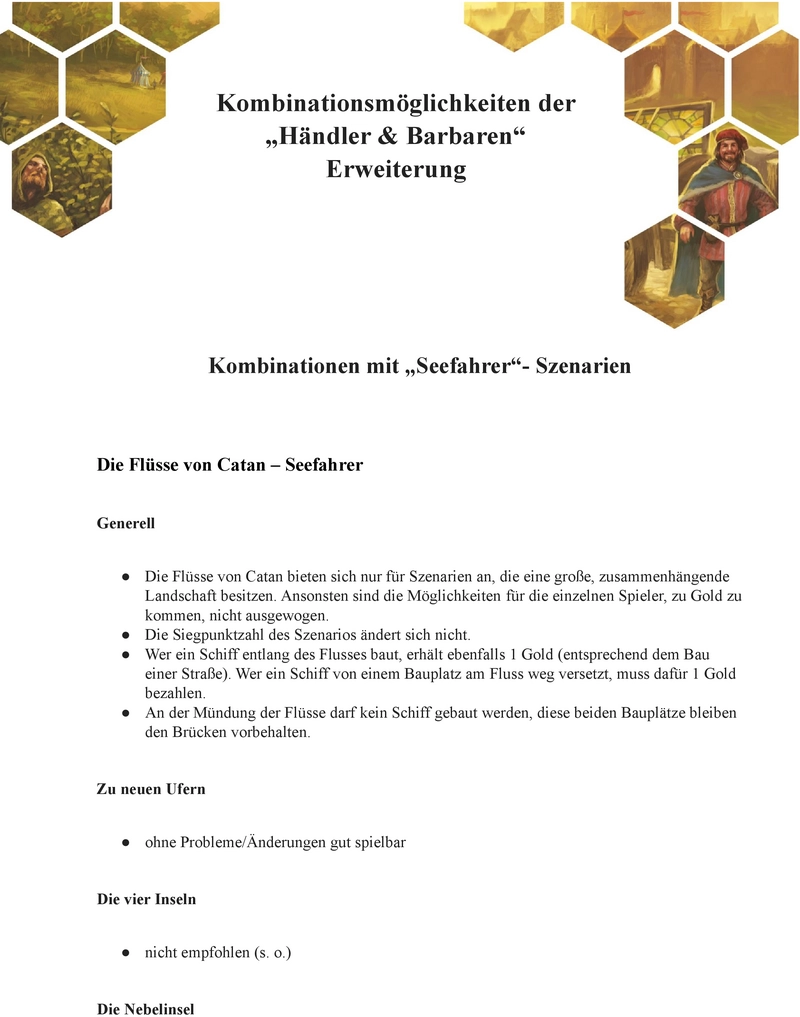 Die Flüsse von Catan - Seefahrer Spielanleitung und Tipps