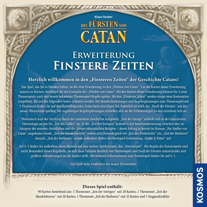 Die Fürsten von Catan: Finstere Zeiten Spielanleitung