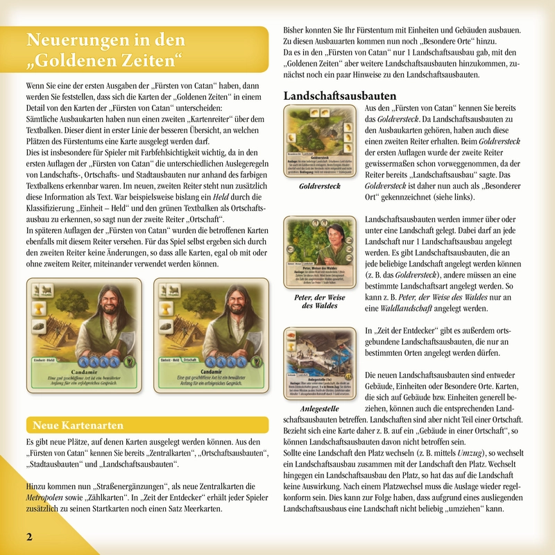 Die Fürsten von Catan: Goldene Zeiten - Spielanleitung und Regeln
