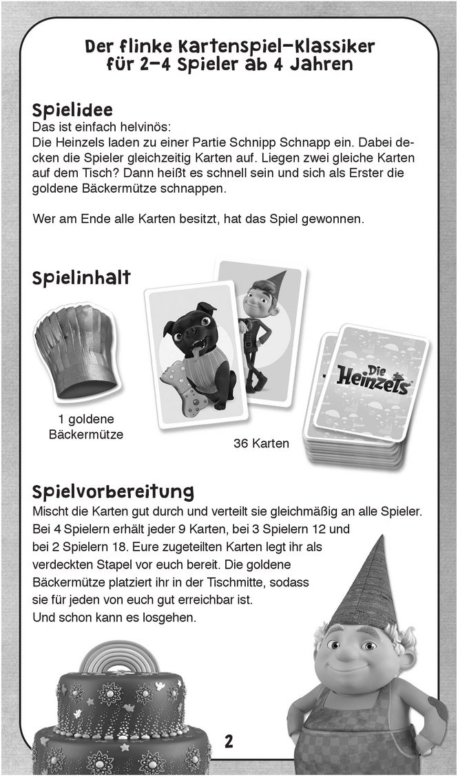 Die Heinzels - Schnipp Schnapp: Das schnelle Kartenspiel für Kinder