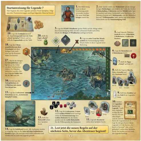 Die Legenden von Andor - Die Reise in den Norden Anleitung