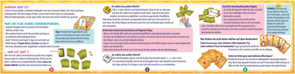 Die Nadel im Heuhaufen - Spielanleitung und Regeln