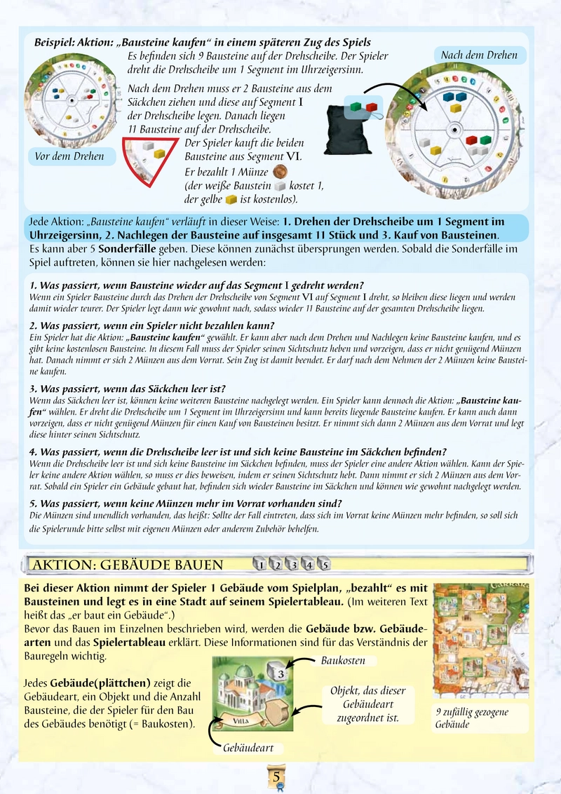 Die Paläste von Carrara: Strategisches Brettspiel für Familien