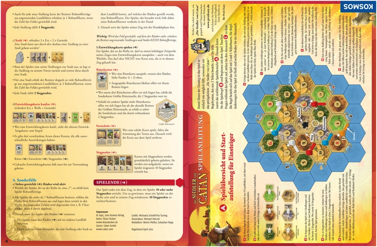 Die Siedler von Catan Spielanleitung und Regeln