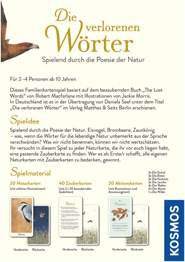 Die verlorenen Wörter - Spielanleitung und Regeln