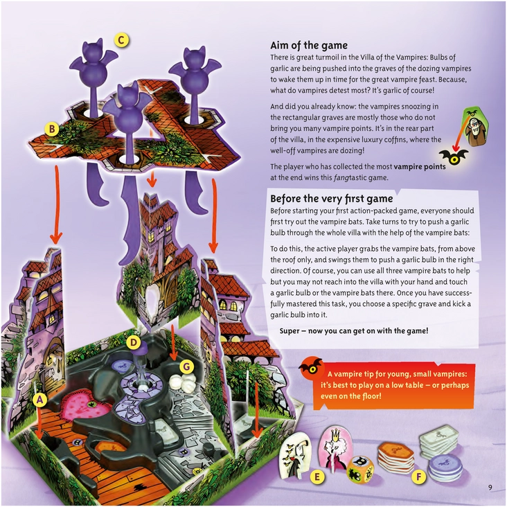 Die Villa der Vampire - Ein spannendes Vampirspiel für die ganze Familie