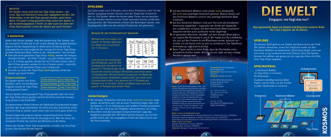 Die Welt - Städte und Regionen erraten
