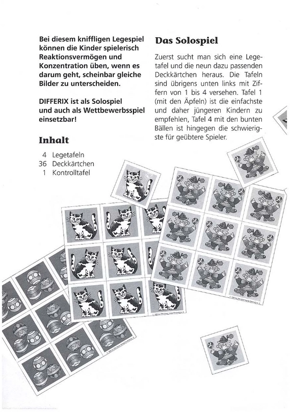 Differix - Konzentrationsspiel für Kinder