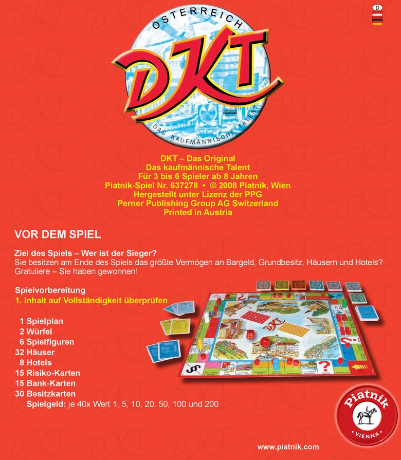 DKT - Das Kaufmännische Talent Spielanleitung