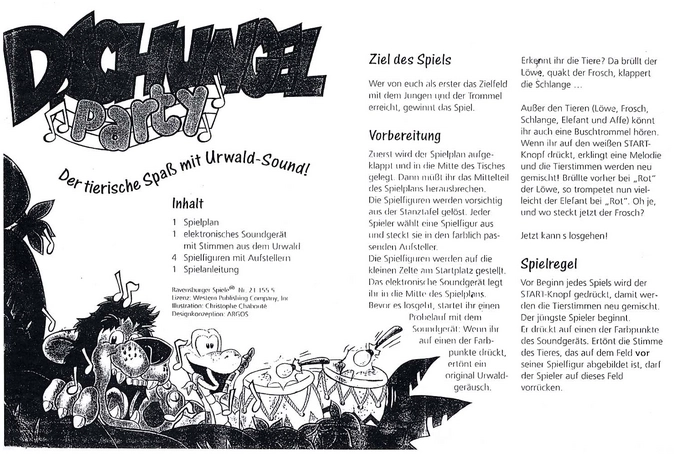 Dschungel Party - Ein lustiges Wettlaufspiel für Kinder