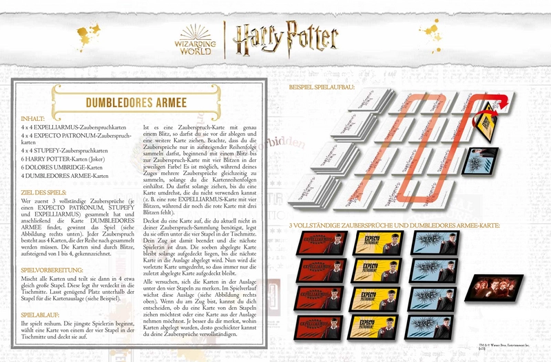 Harry Potter Dumbledores Armee Kartenspiel Anleitung