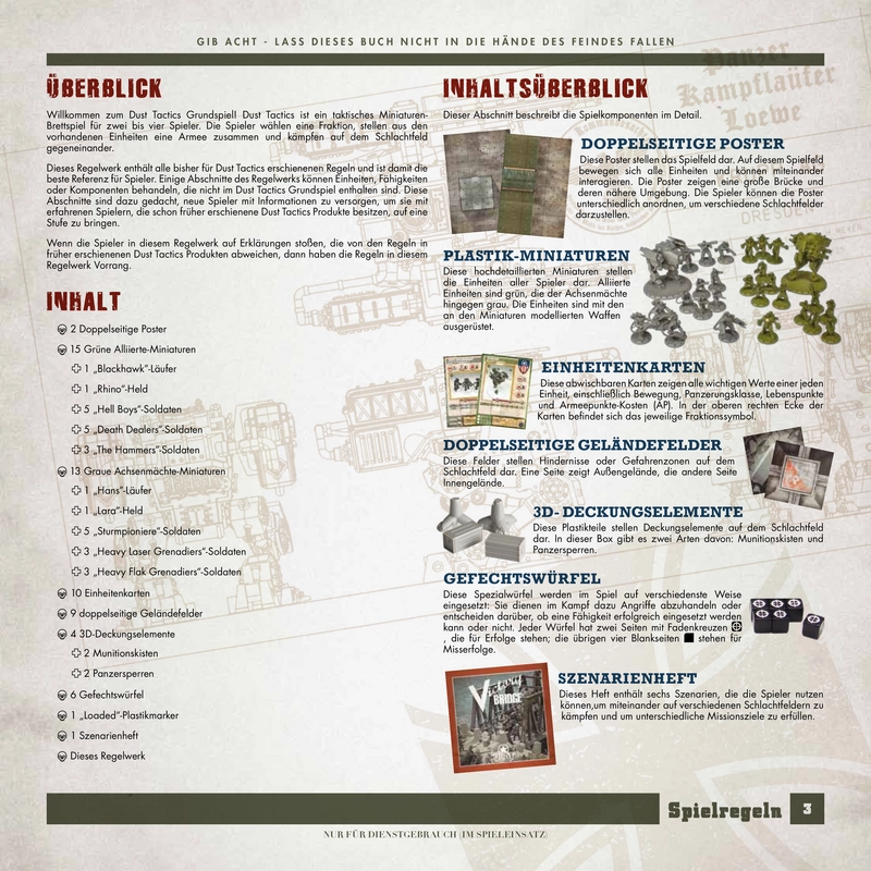 Dust Tactics - Strategisches Miniaturspiel mit taktischen Elementen