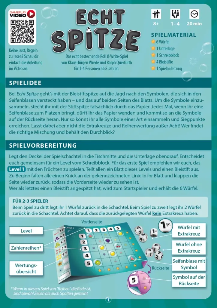 Echt Spitze - Das kreative Würfelspiel für die ganze Familie