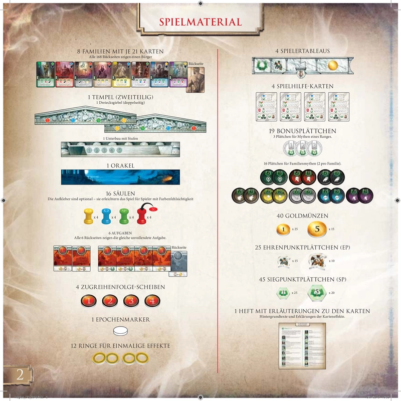 Elysium - Strategisches Brettspiel im antiken Griechenland