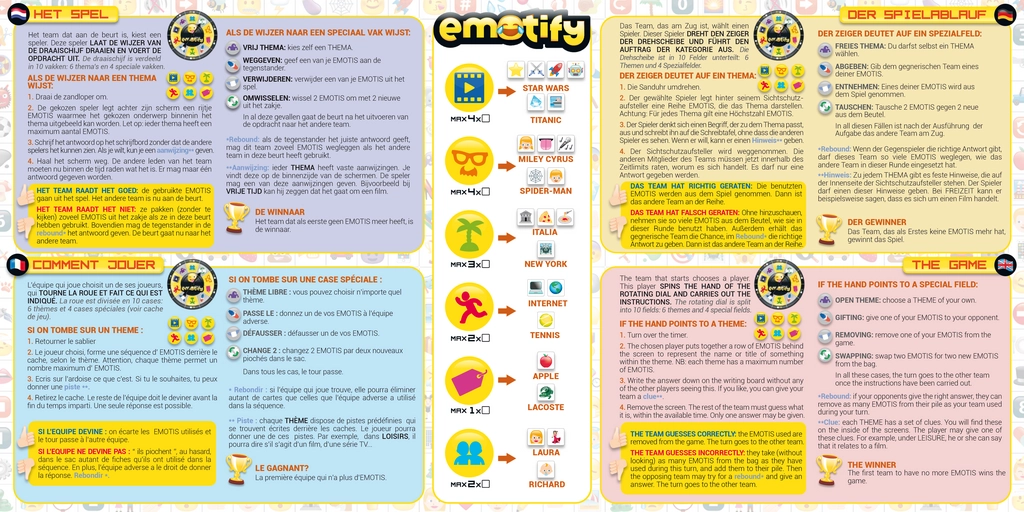 Emotify - Spielanleitung für Kreatives Ausdrucksspiel
