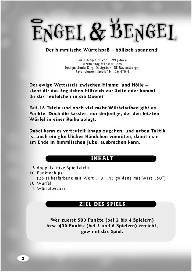 Engel & Bengel - Der himmlische Würfelspaß
