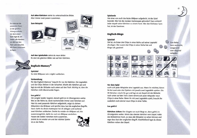Erstes Englisch - Spielanleitung für Kinder zur Sprachförderung