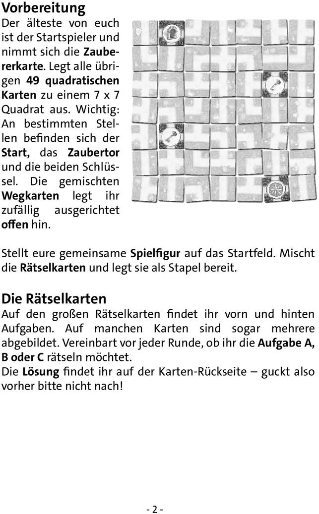 Escape the Labyrinth - Kooperatives Ratespiel für Kinder