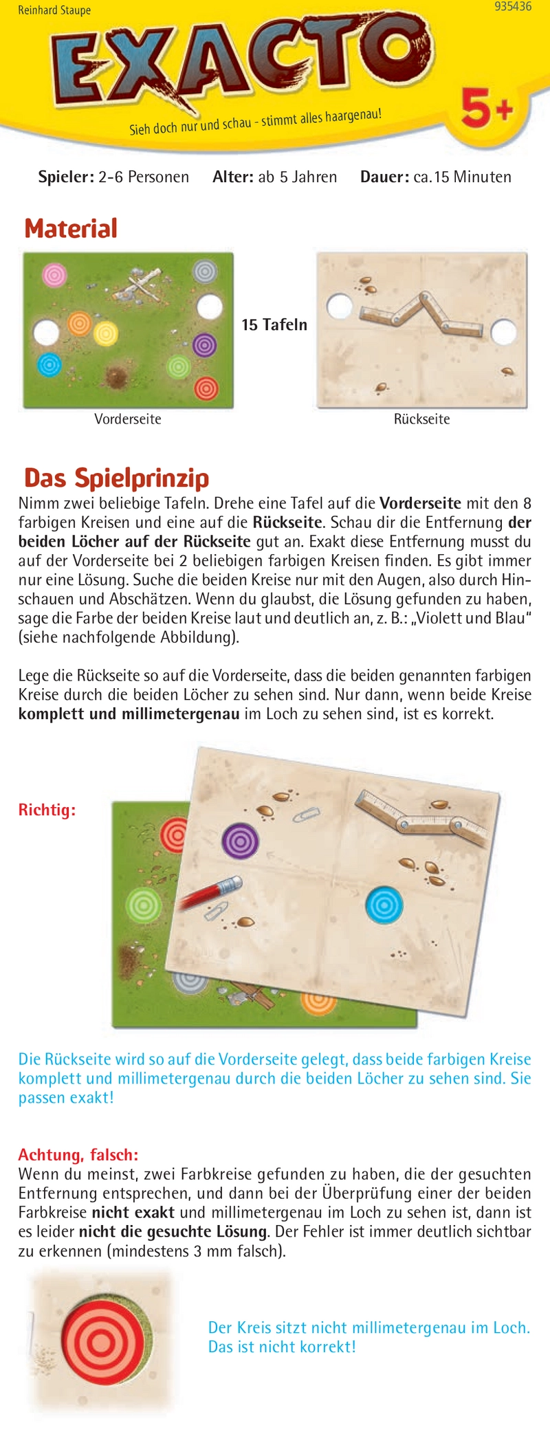 EXACTO - Das spannende Ratespiel für die ganze Familie