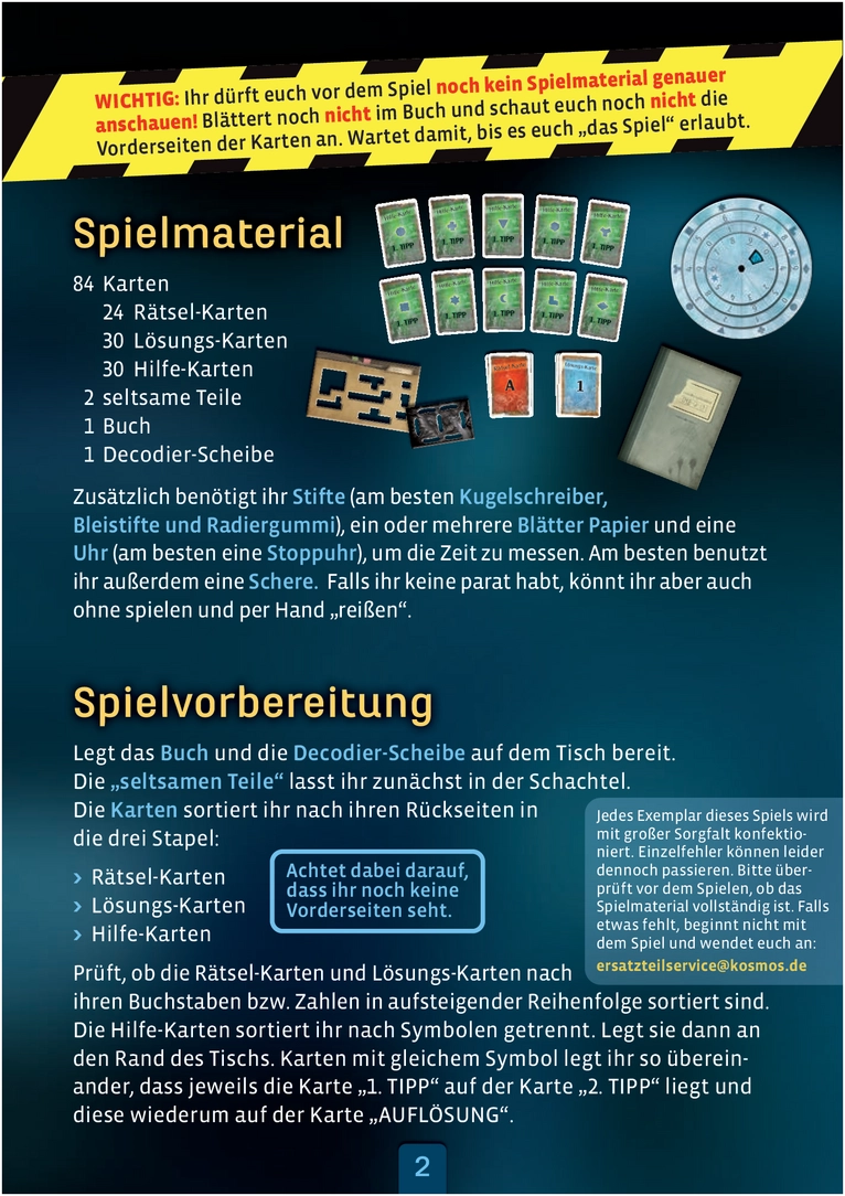 EXIT das Spiel: Die Station im ewigen Eis - Anleitung und Regeln