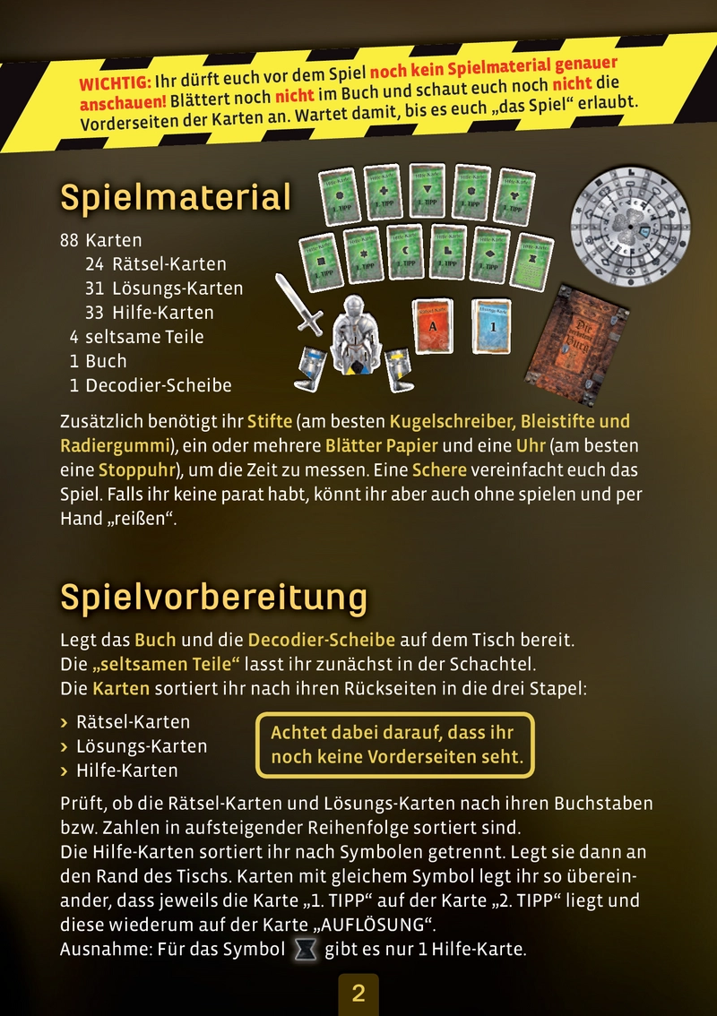 EXIT - Die verbotene Burg Spielanleitung und Tipps