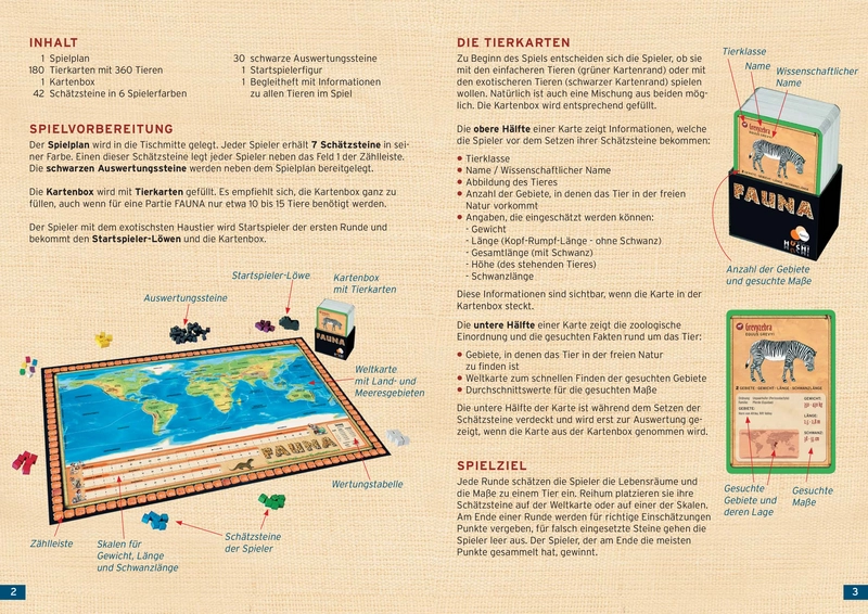 Fauna - Das tierisch gute Wissensspiel für Tierfreunde