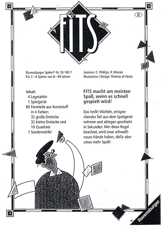 FITS - Das schnelle Brettspiel für Geschicklichkeit und Spaß