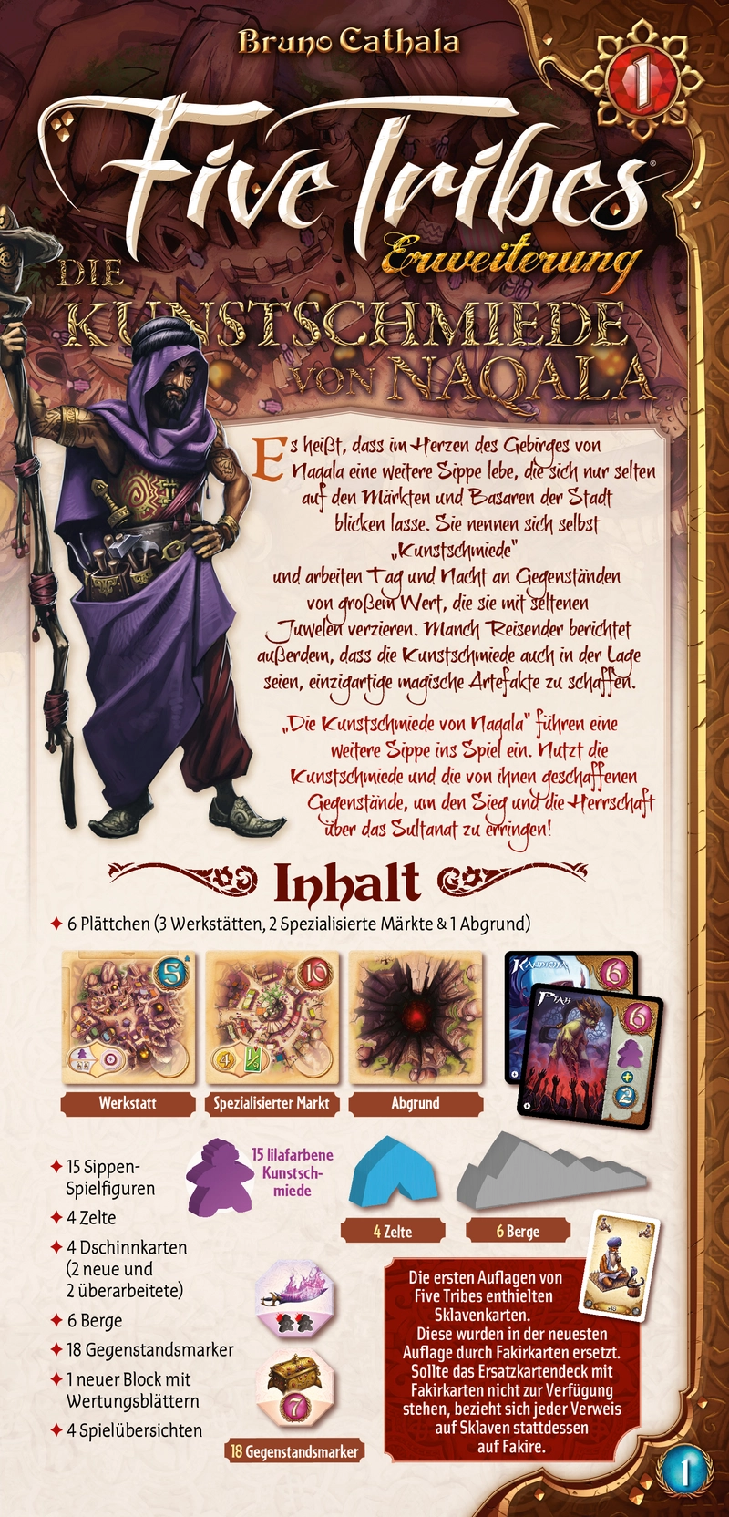 Five Tribes: Die Kunstschmiede von Naqala - Erweiterung