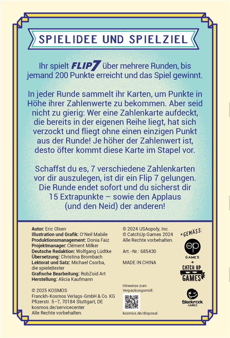 Flip 7 - Das Kartenspiel für die ganze Familie