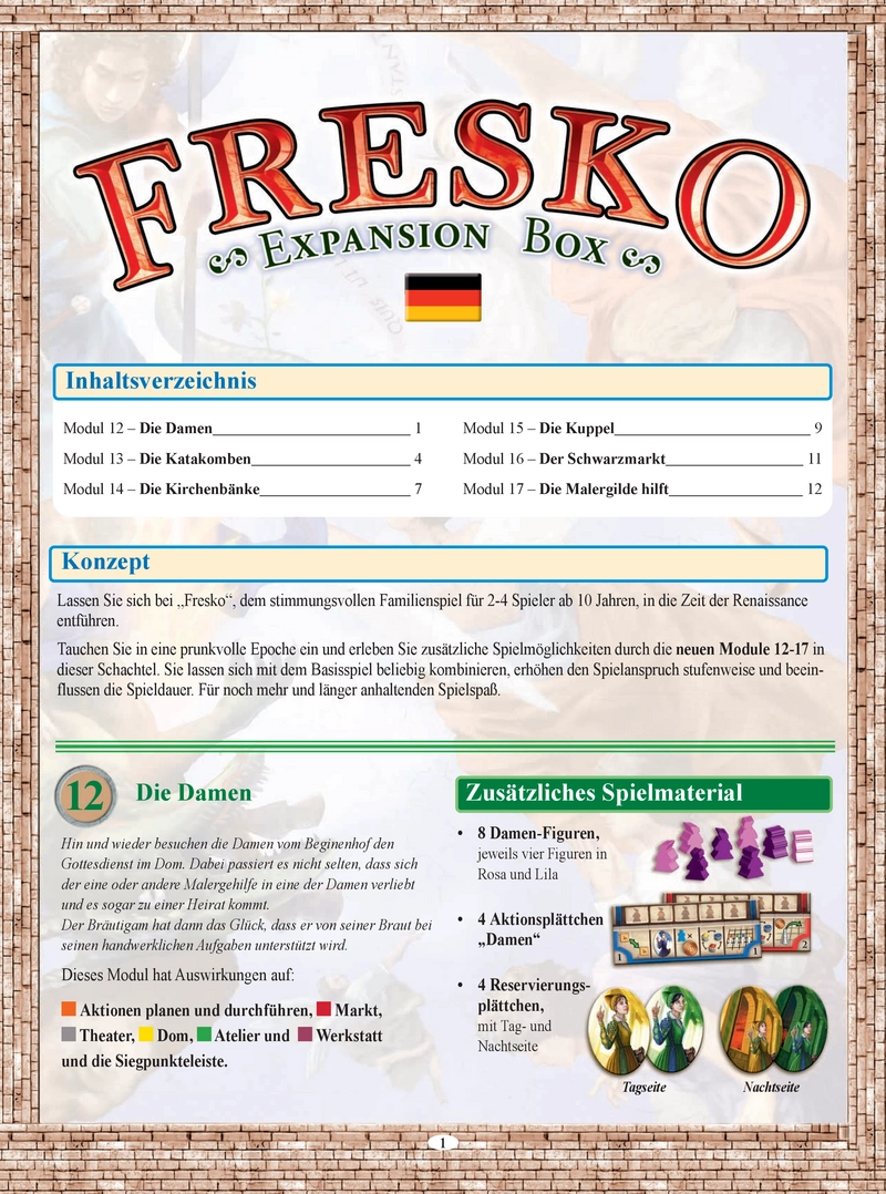 Fresco - Das spannende Brettspiel der Freskenmaler