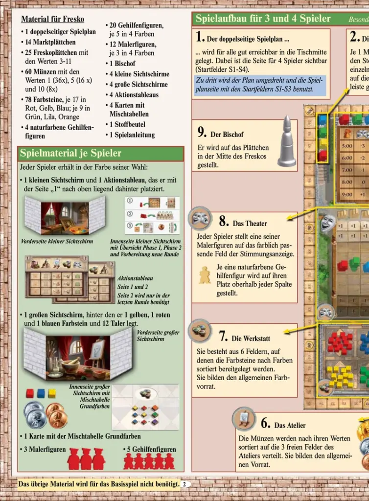 Fresko - Das spannende Brettspiel zur Freskenrestaurierung