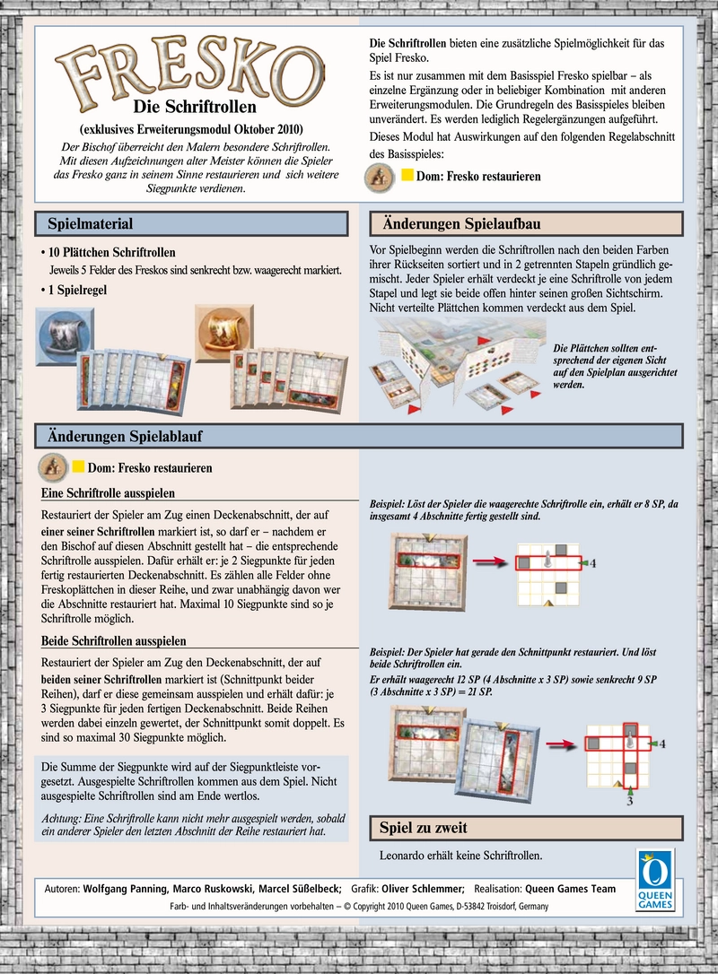 Fresko - Die Schriftrollen Erweiterung