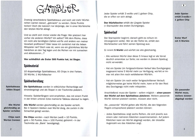 Gambler - Strategisches Würfelspiel für spannende Spielabende