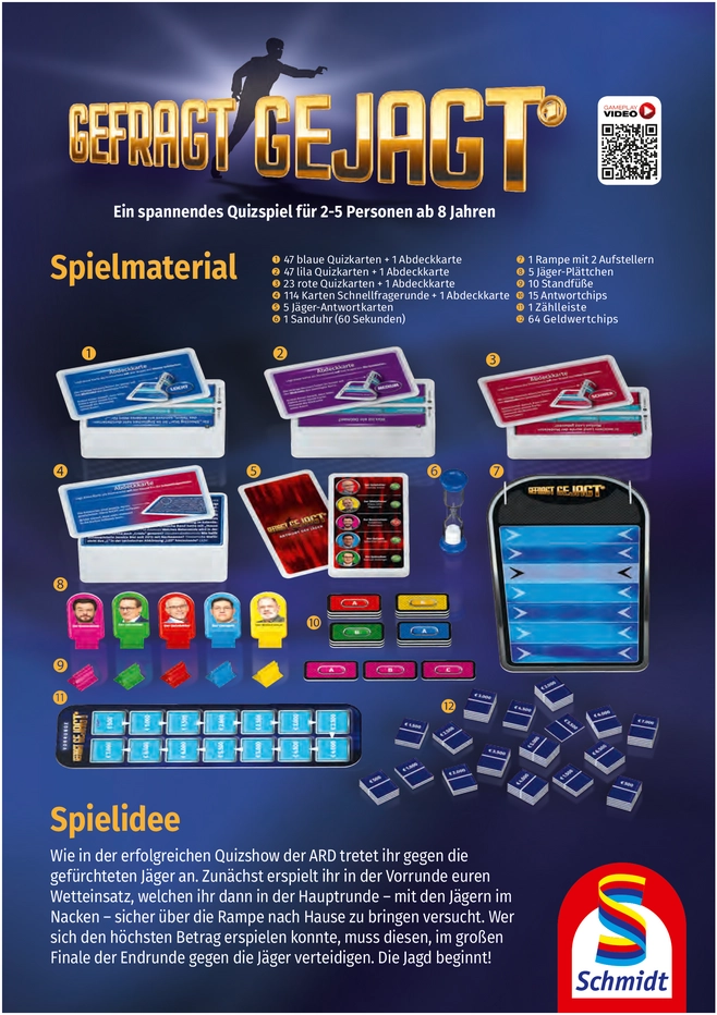 Gefragt Gejagt - Das spannende Quizspiel für 2 bis 5 Personen