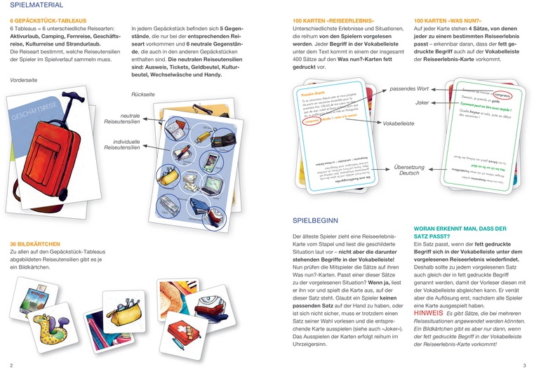 Gute Reise! - Gesellschaftsspiel zum Sprachenlernen und Reisen