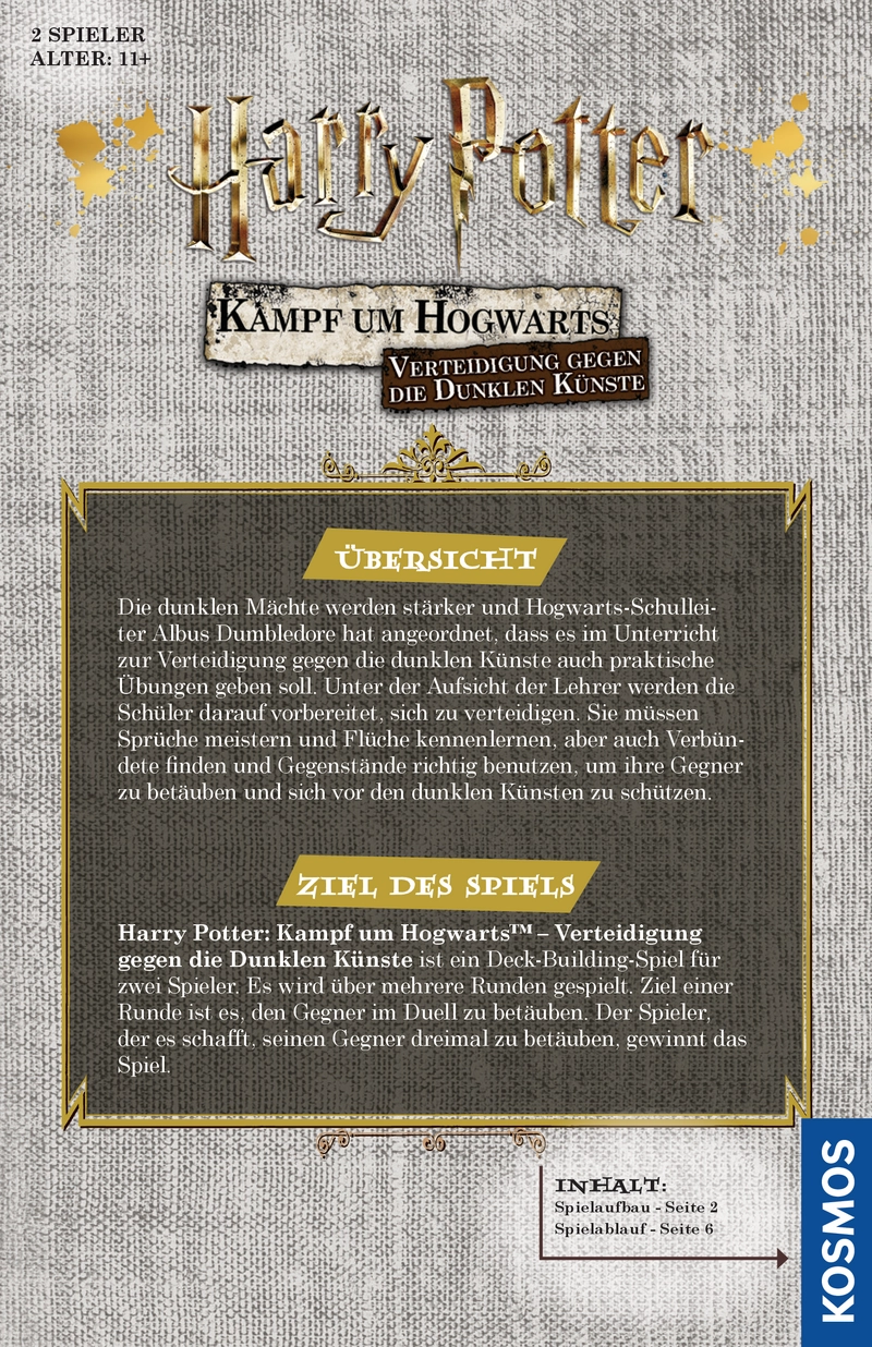 Harry Potter: Kampf um Hogwarts - Verteidigung gegen die dunklen Künste