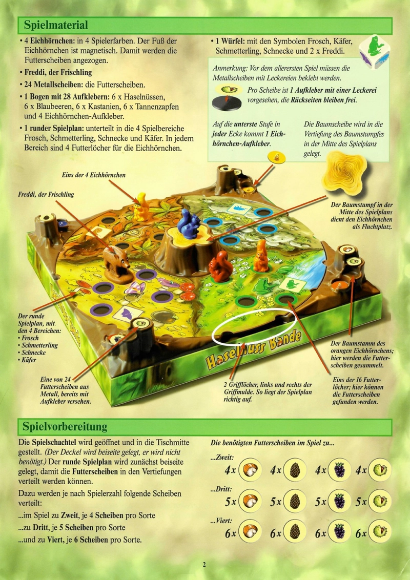 Haselnuss Bande - Ein spannendes Kinderspiel für die ganze Familie