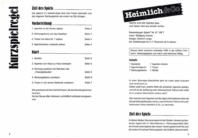 Heimlich & Co. - Ein strategisches Agentenspiel für Geheimnisträger