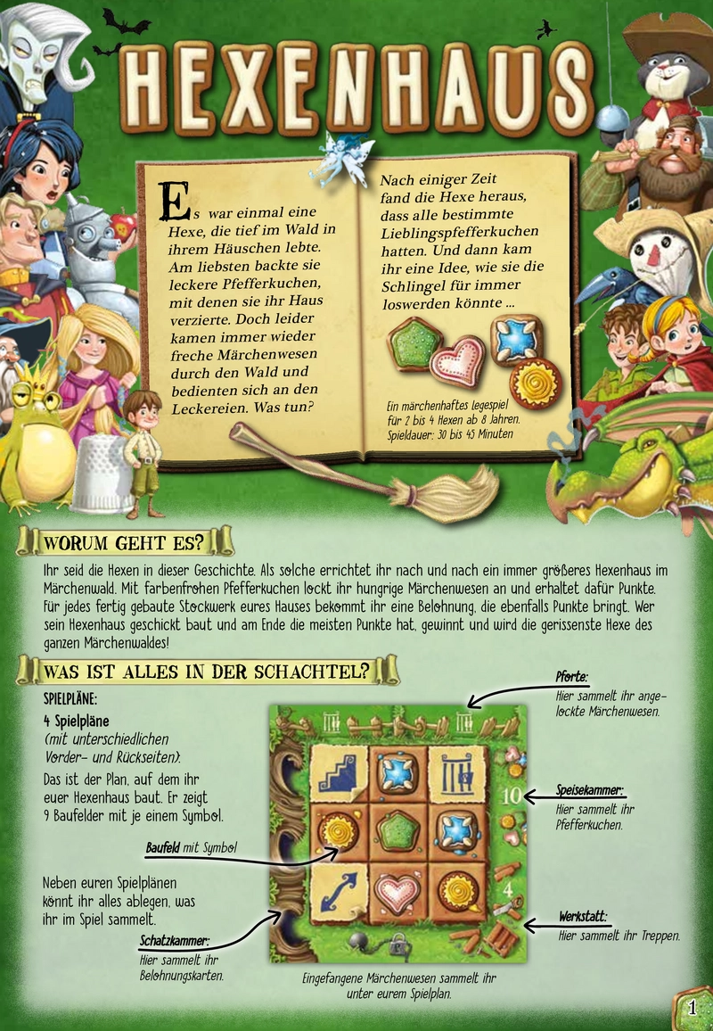 Hexenhaus - Das Märchenhafte Brettspiel