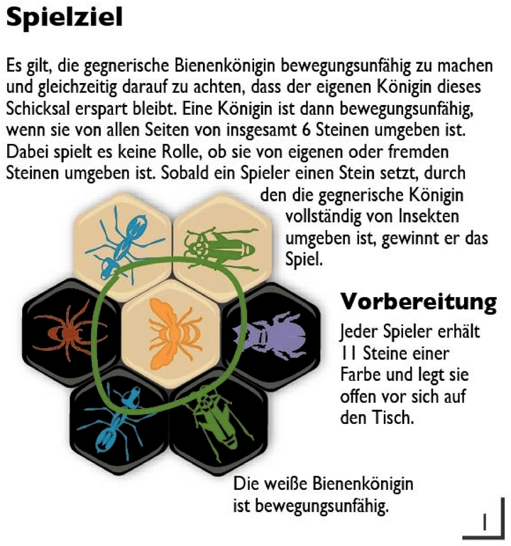Hive - Das strategische Spiel um die Bienenkönigin