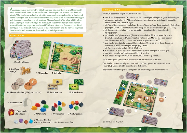 HONGA - Taktikspiel für 2 bis 5 Spieler ab 8 Jahren