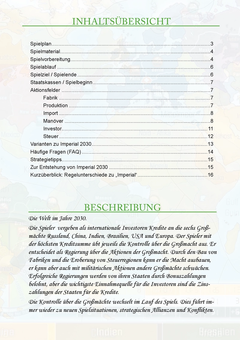 Imperial 2030 - Strategisches Brettspiel um Macht und Einfluss