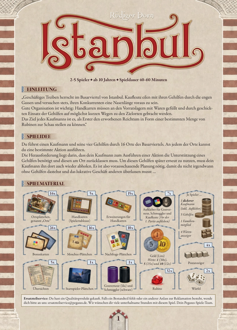 Istanbul - Strategisches Brettspiel im Basar von Istanbul