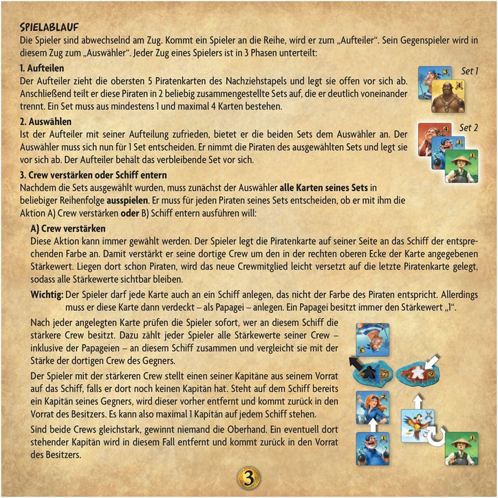 Jolly & Roger - Ein spannendes Piratenspiel für 2 Seebären