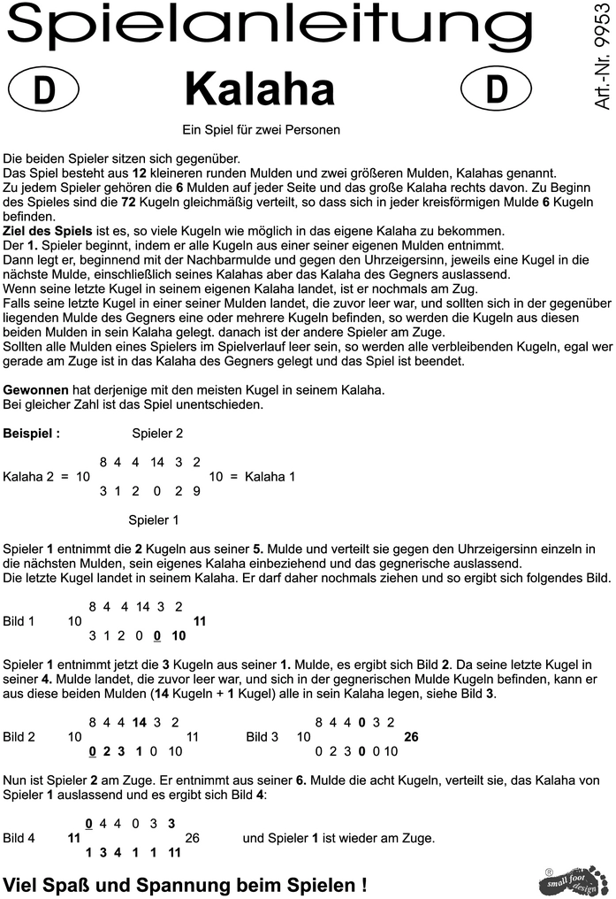Kahala - Das strategische Kugelspiel für zwei Personen
