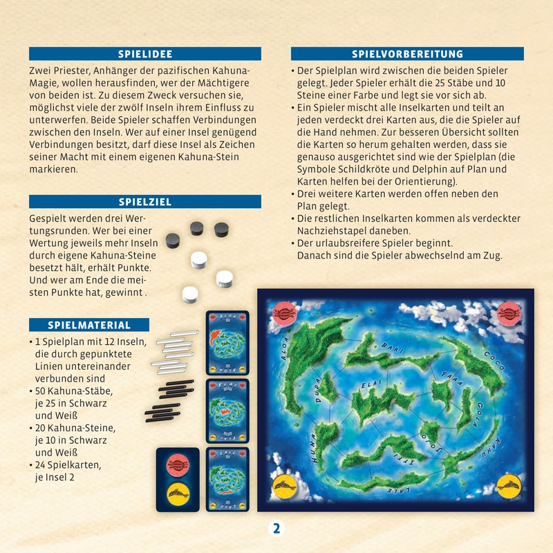Kahuna - Strategisches Duell um Inseln