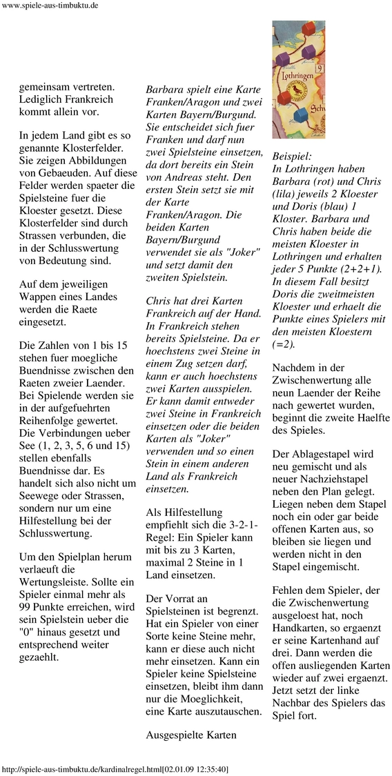 Kardinal - Strategisches Brettspiel mit Klöstern und Raten